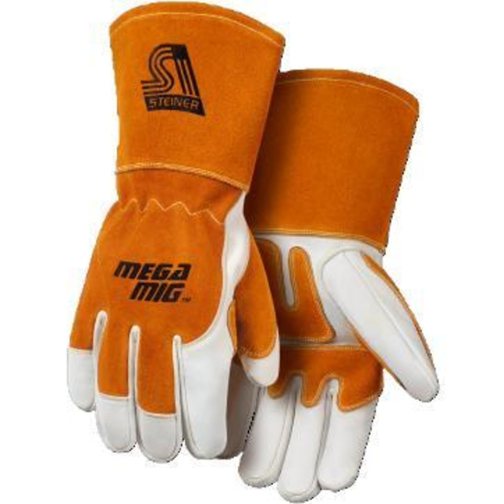 Steiner MEGA MIG GLOVE 2XPREMIUM GRAIN COW PALM SPLIT CUFF